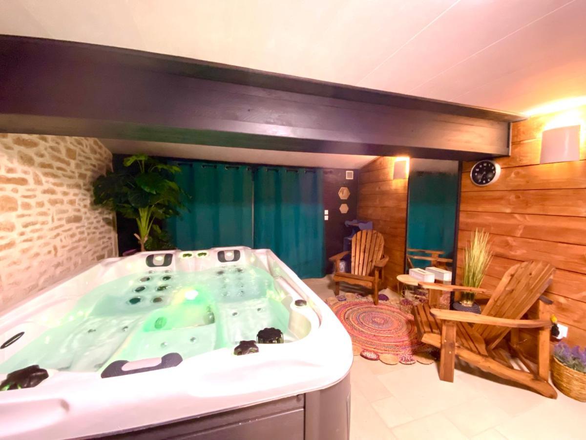 Le Cocon Boheme - Maison Climatisee Au Coeur De Sarlat - Parking - Piscine Chauffee - Spa Et Massages Dış mekan fotoğraf